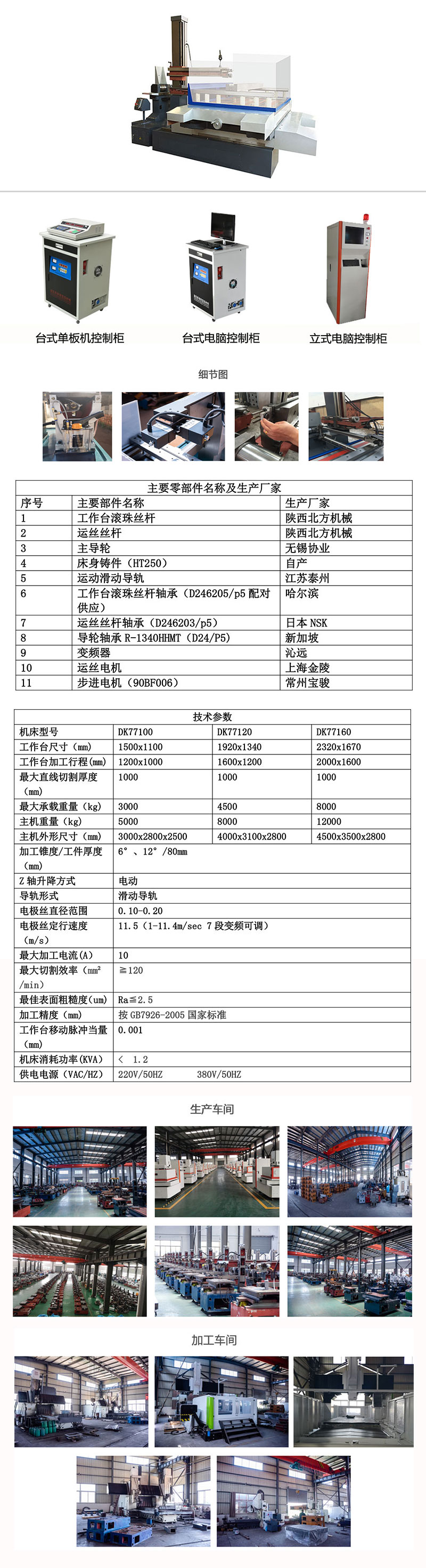 快走絲，DK77100快走絲線切割機(jī)床2